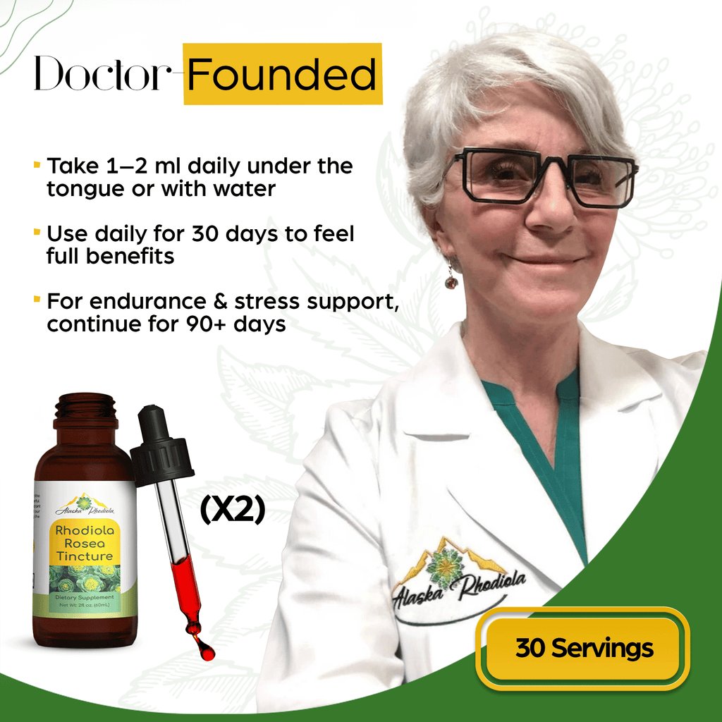 Alaska Rhodiola® Tincture – 2 oz Bottle