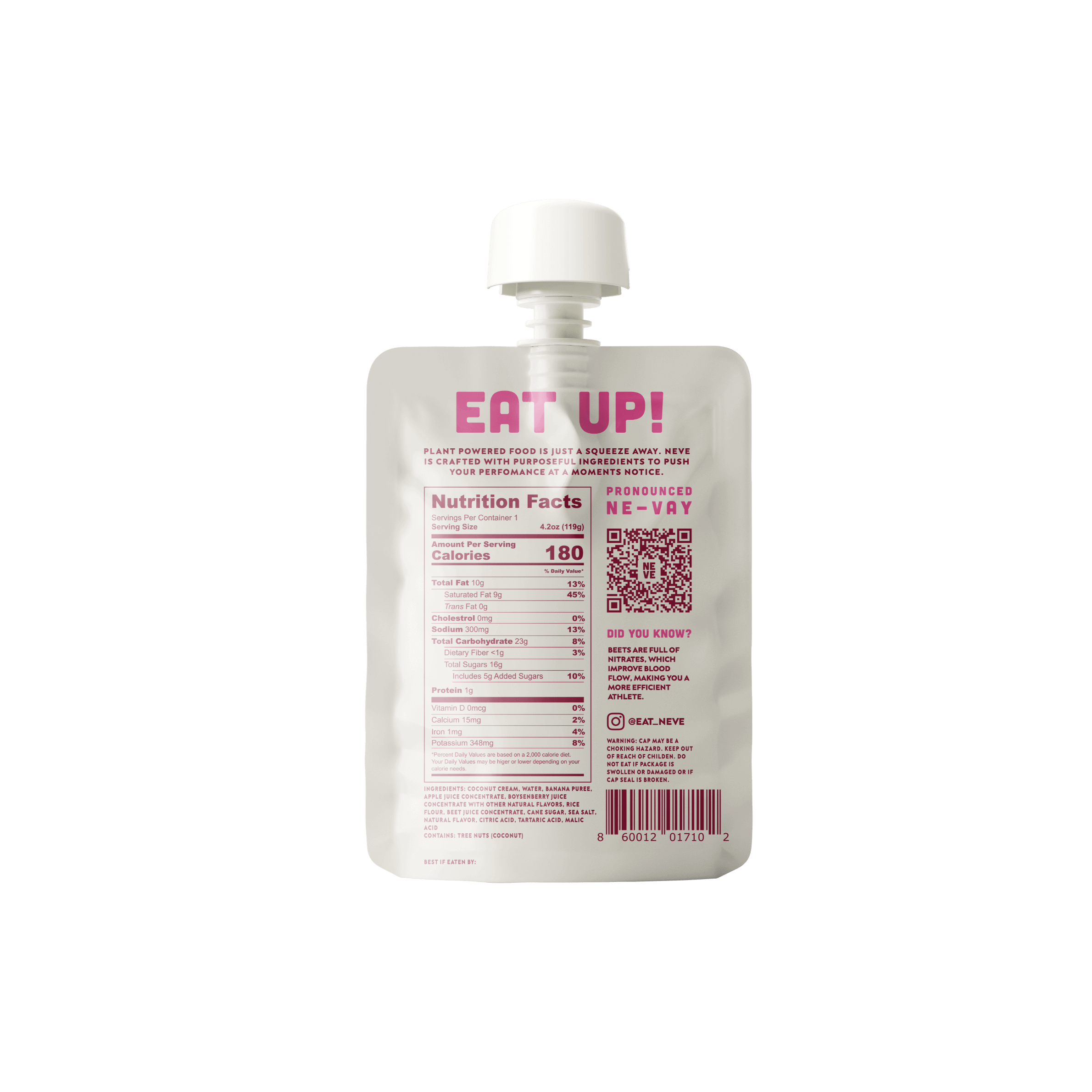 Boysenberry Beet Plant-Based Energy Smoothie Pouch