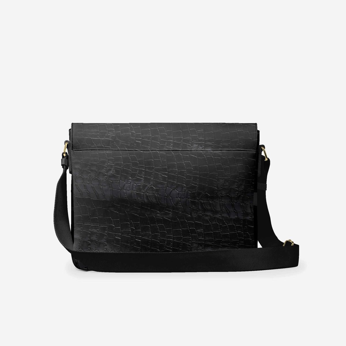 Vegan Luxe City Messenger Bag 16” | BYMANYC ® New York Milano Street Edge