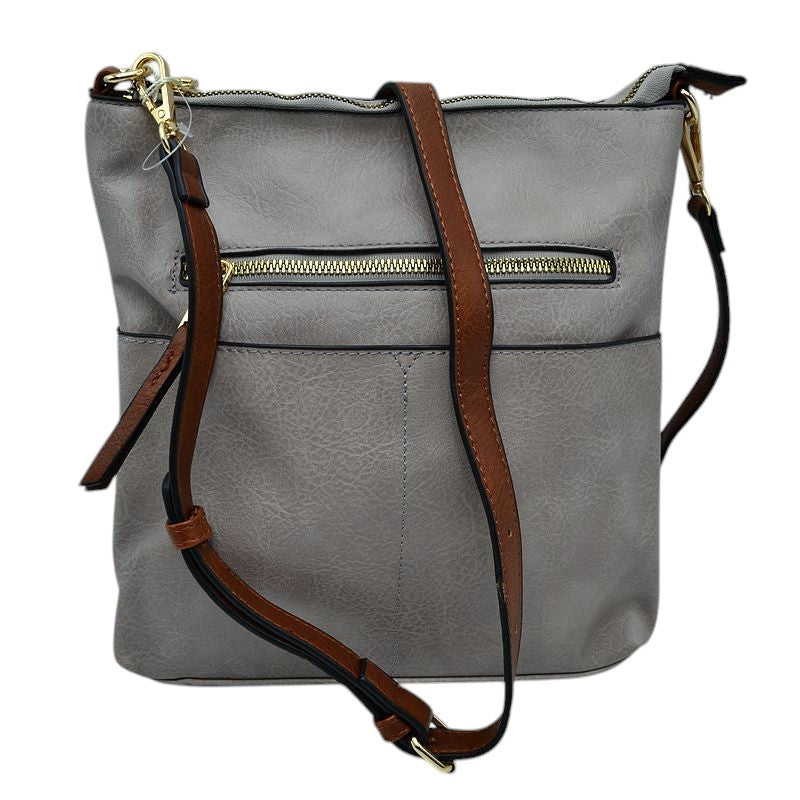 Women's Kaylee Soft PU Vegan Leather 2 in 1 Tote Crossbody Bag