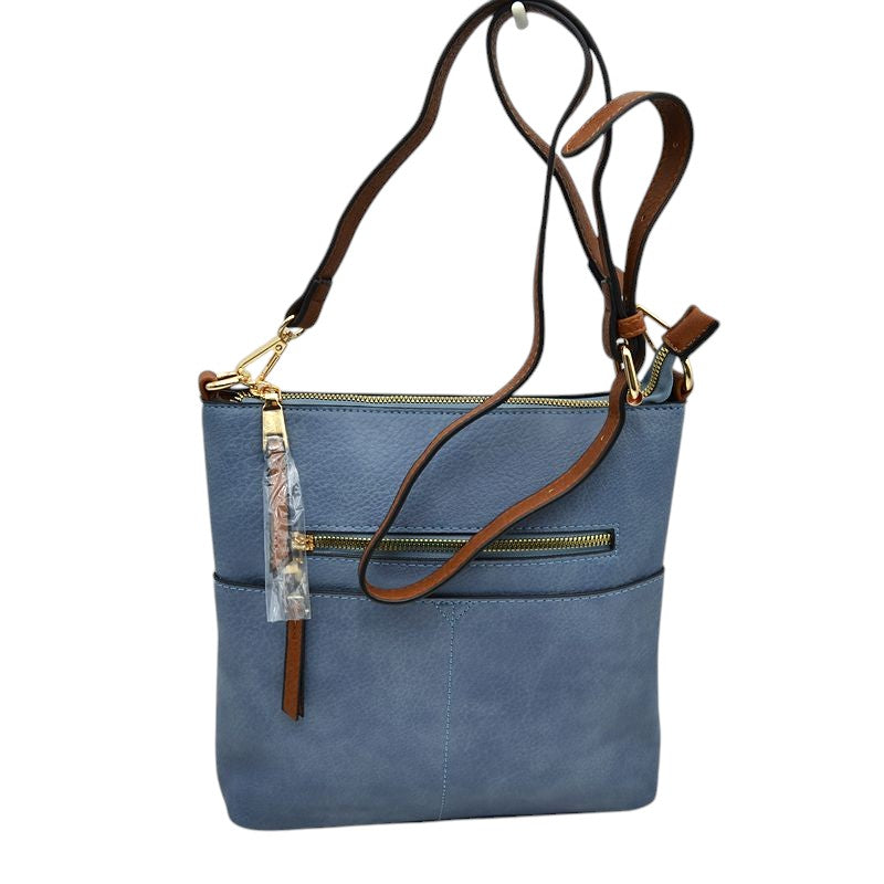 Women's Kaylee Soft PU Vegan Leather 2 in 1 Tote Crossbody Bag