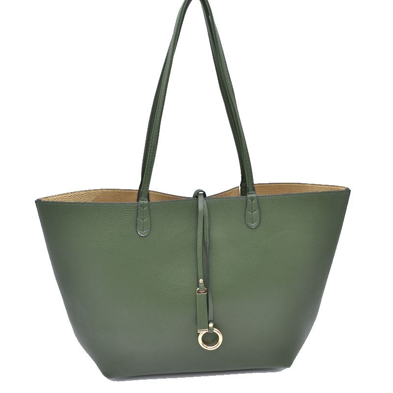 Women's Kendra Reversible Supersoft Vegan Leather Tote Handbag Crossbody Bag