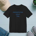 DipaliZ Slogans Tee Bold Blue Organic Cotton Winter