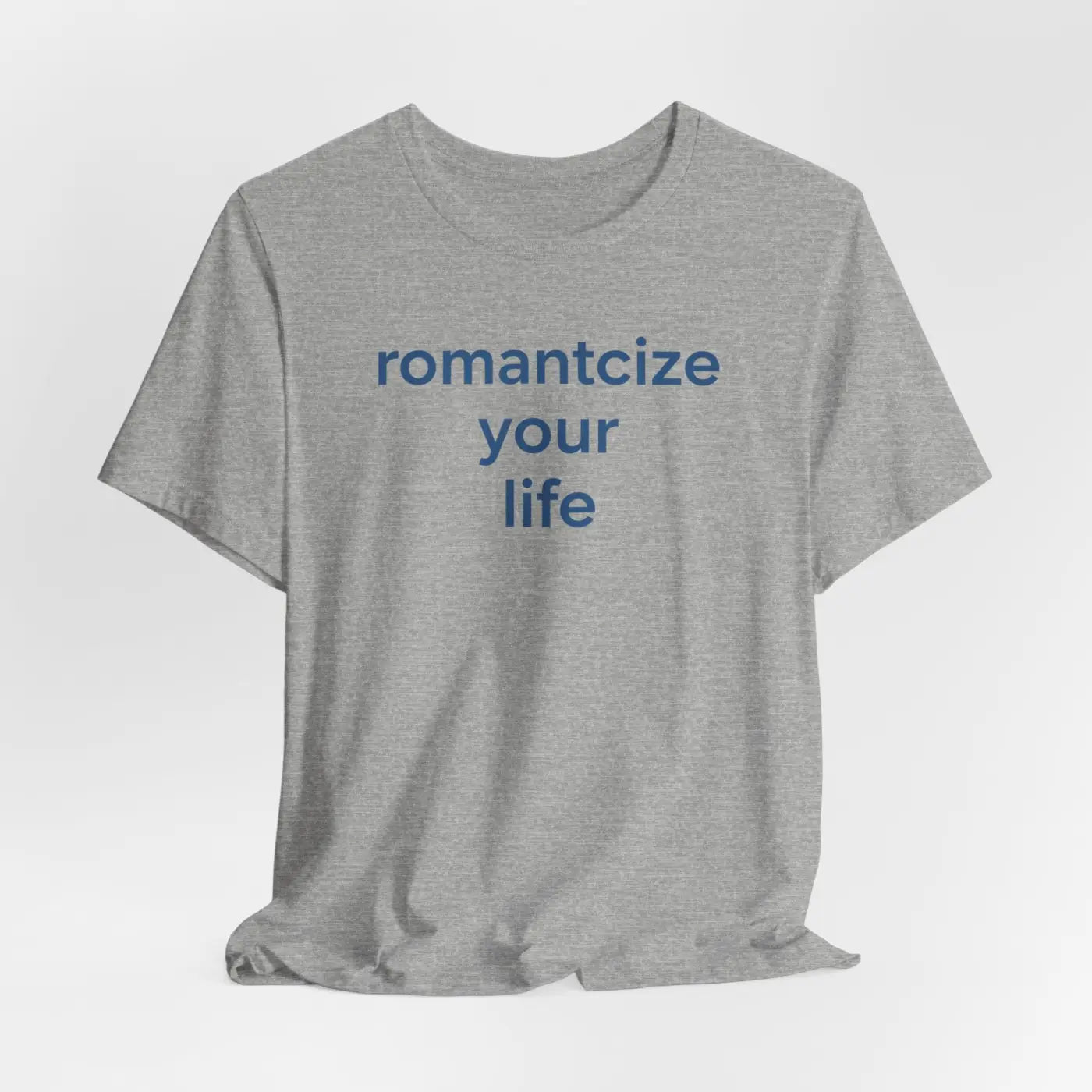 DipaliZ Slogans Tee Bold Blue Organic Cotton Winter