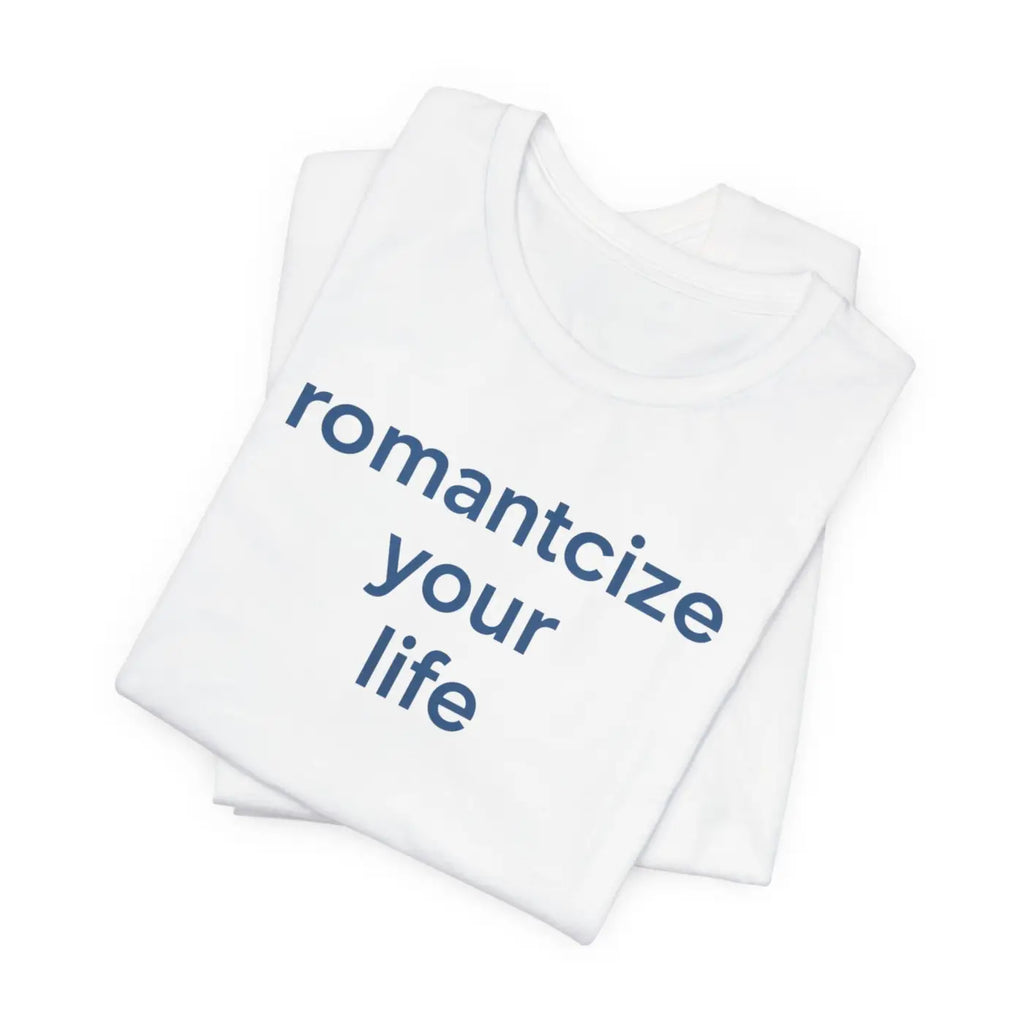 DipaliZ Slogans Tee Bold Blue Organic Cotton Winter