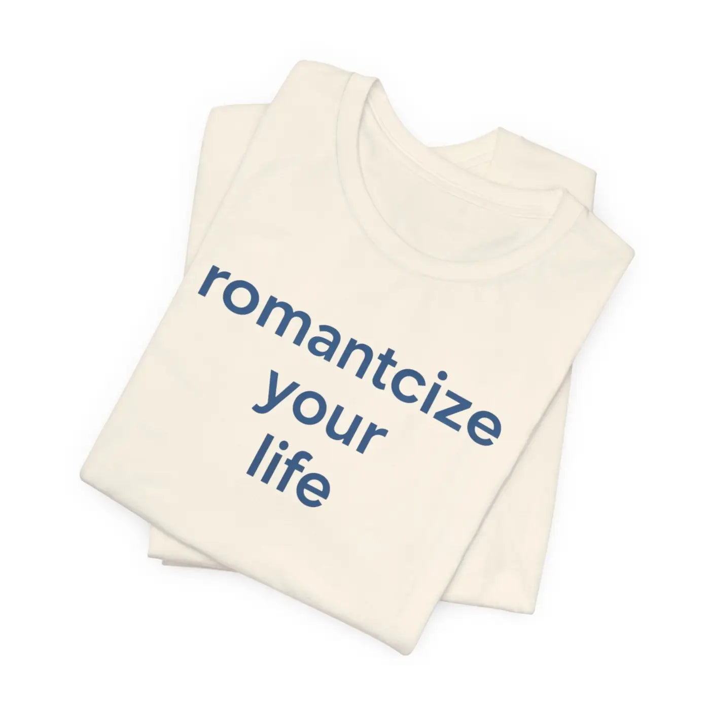 DipaliZ Slogans Tee Bold Blue Organic Cotton Winter