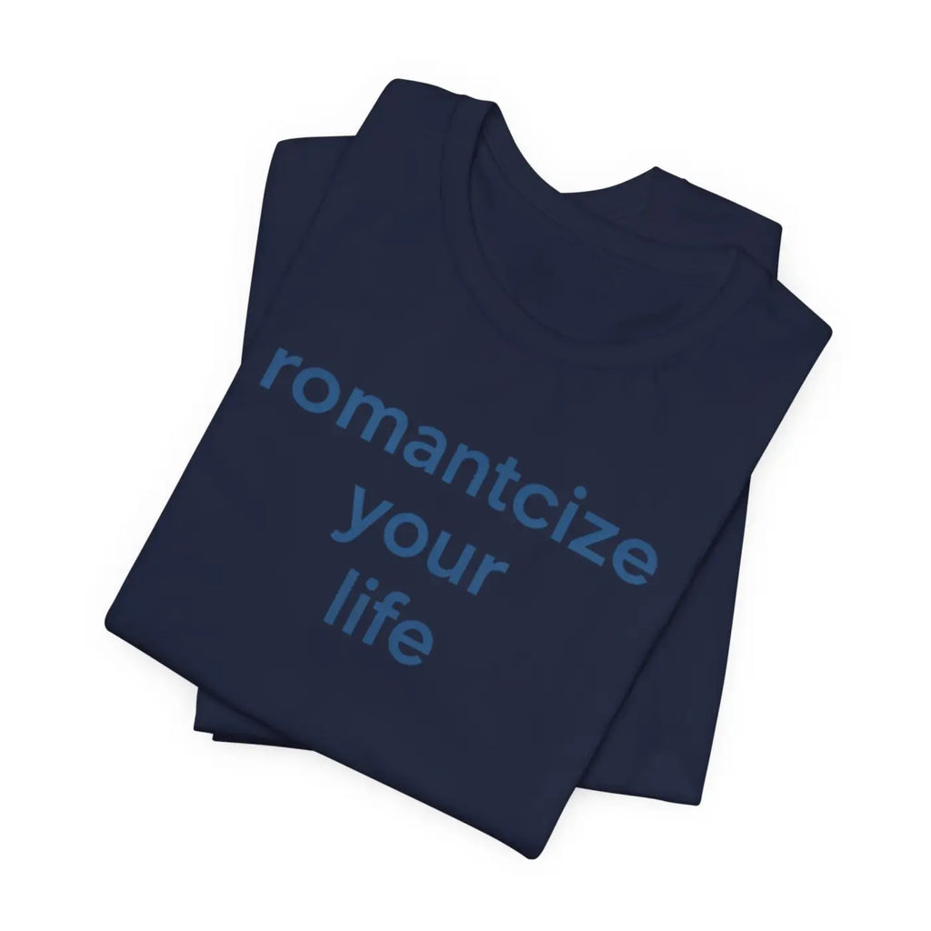 DipaliZ Slogans Tee Bold Blue Organic Cotton Winter