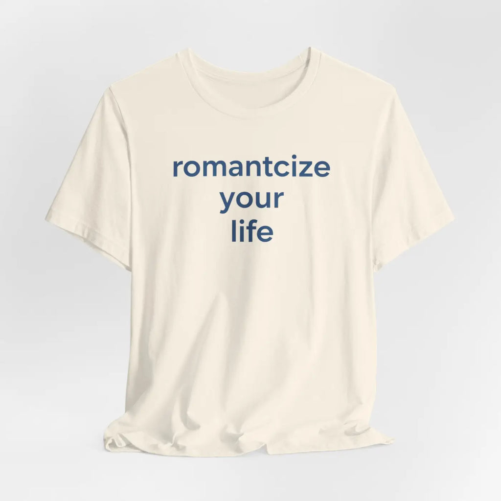 DipaliZ Slogans Tee Bold Blue Organic Cotton Winter