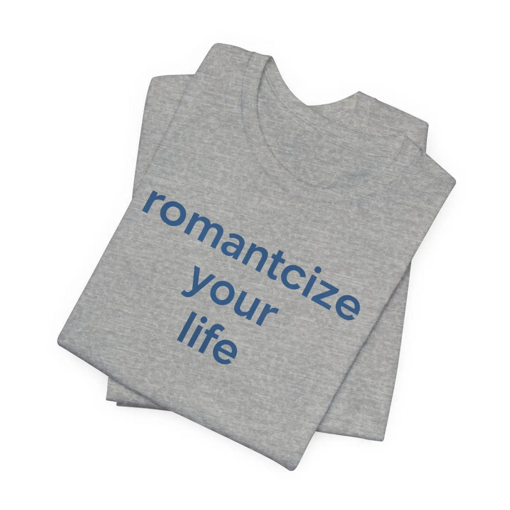 DipaliZ Slogans Tee Bold Blue Organic Cotton Winter