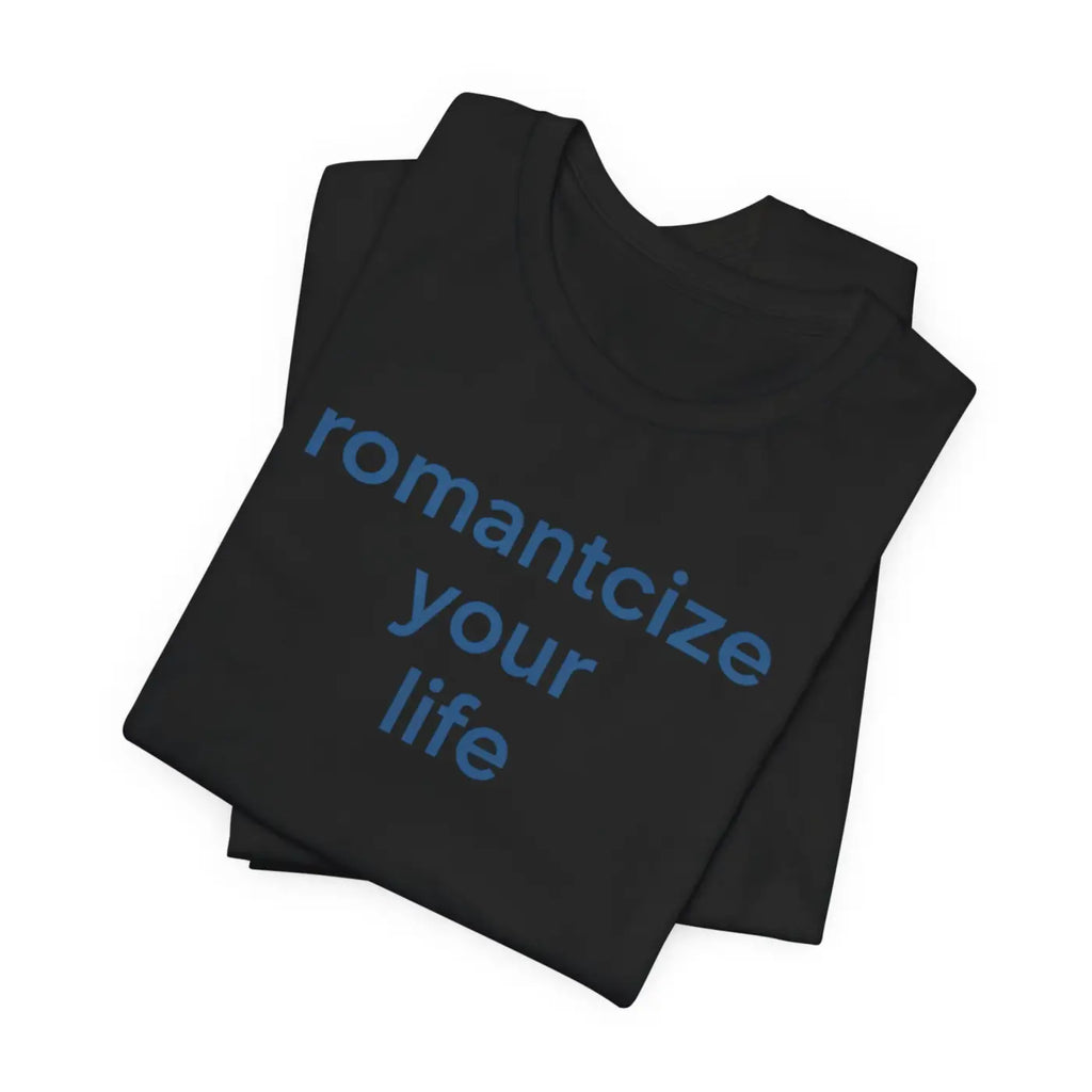 DipaliZ Slogans Tee Bold Blue Organic Cotton Winter