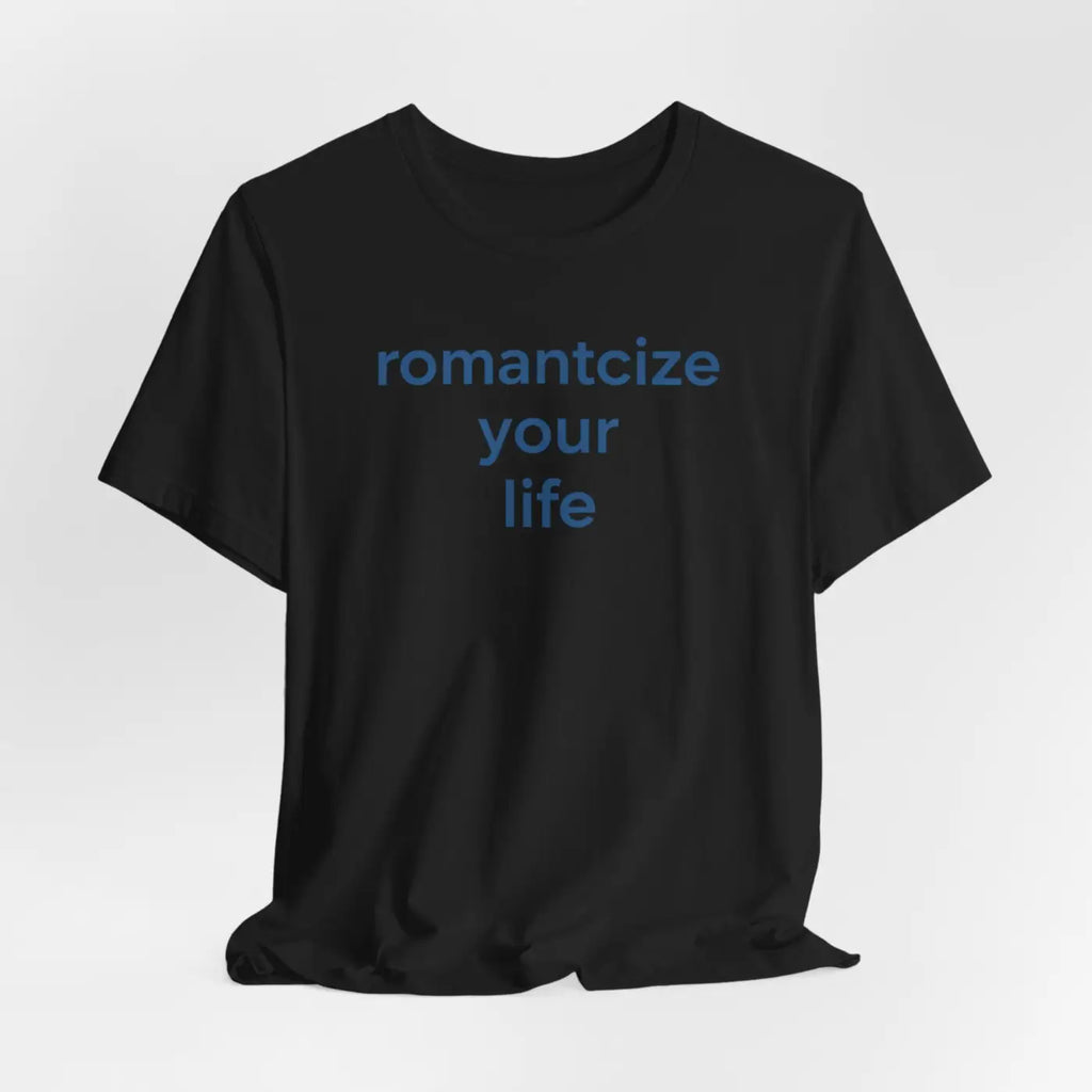 DipaliZ Slogans Tee Bold Blue Organic Cotton Winter