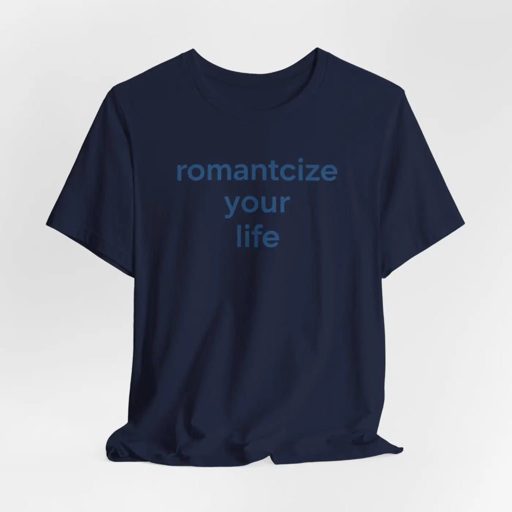 DipaliZ Slogans Tee Bold Blue Organic Cotton Winter